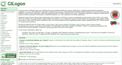 Desktop Screenshot of cilogon.org
