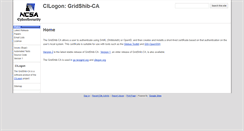 Desktop Screenshot of gridshibca.cilogon.org